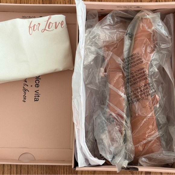 Dolce Vita x For Love & Lemons Claire Pink Clay Ballet Flats (Size 10) - Picture 9 of 11